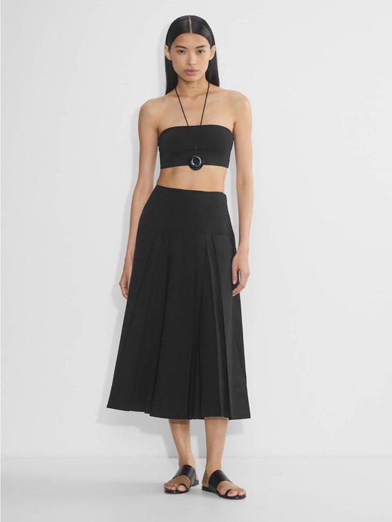 Babaton Dresses & Skirts - Babaton Chandelier Black Poplin Skirt, BNWT, size 10